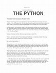 Research paper thumbnail of TRANSLATED SHORT FICTION: THE PYTHON