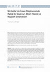 Research paper thumbnail of Mu'tezile'nin İnsan Düşüncesinde Rakip İki Tasavvur: Ebü'l-Hüzeyl ve Nazzâm Gelenekleri