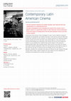 Research paper thumbnail of Contemporary Latin American Cinema. Resisting Neoliberalism? (Claudia Sandberg and Carolina Rocha, eds.)