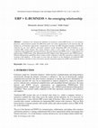 Research paper thumbnail of ERP + E-BUSINESS = An emerging relationship