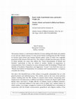 Research paper thumbnail of Review of "Warfare, Ritual, and Symbol in Biblical and Modern Contexts." Eds. Brad E. Kelle, Frank Ritchel Ames, and Jacob L. Wright. Atlanta: Society of Biblical Literature (2014). In The Review of Biblical Literature (published 7/9/15)