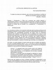 Research paper thumbnail of LA ÉTICA DEL DERECHO ES LA JUSTICIA