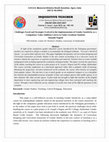 Research paper thumbnail of Challenges Faced and Strategies Evolved in the Implementation of Gender Sensitivity as a  Compulsory Value Addition Course to Under Graduate Students