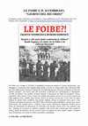 Research paper thumbnail of LE FOIBE E IL 10 FEBBRAIO, " GIORNO DEL RICORDO "