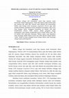 Research paper thumbnail of PROSES BELAJAR BAHASA ANAK TUNARUNGU: KAJIAN PSIKOLINGUISTIK