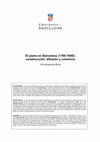 Research paper thumbnail of El piano en Barcelona (1790-1849): construcción, difusión y comercio