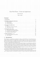 Research paper thumbnail of Class Field Theory (part 2): Proofs and Applications