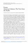 Research paper thumbnail of American Cultures: The View from the Pacific