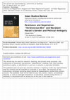 Research paper thumbnail of Resistance and Negotiation: “Herbivorous Men” and Murakami Haruki’s Gender and Political Ambiguity