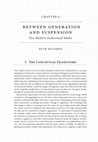 Research paper thumbnail of Between Generation and Suspension Two Modern Audiovisual Modes