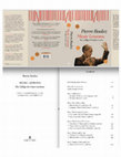 Research paper thumbnail of Pierre Boulez, Music Lessons: the Collège de France Lectures