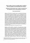 Research paper thumbnail of Entre a velha e a nova: um estudo sobre o suicídio a partir da topofilia e da antropologia das emoções Between the old and the new: a study on suicide from the topophilia and the anthropology of emotions