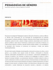 Research paper thumbnail of Grupo de investigación Pedagogías de género. Educación, literatura y cultura en México (s. XIX-XX)