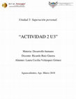 Research paper thumbnail of " ACTIVIDAD 2 U3 "