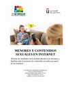 Research paper thumbnail of MENORES Y CONTENIDOS SEXUALES EN INTERNET