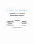 Research paper thumbnail of Sciences et Technologies Électriques (STÉ