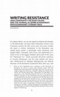 Research paper thumbnail of Writing Resistance: Lena Constante's The Silent Escape and the Journal as Genre in Romania's (Post)Communist Literary Field