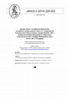 Research paper thumbnail of Review: Valeriano Bolzano, Pierio. Jeroglíficos: Prólogo General y Libros I-IV. Traducción de Francisco José Talavera Esteso’, Janus: estudios sobre el Siglo de Oro, 2014, v. 3, pp. 221-223.