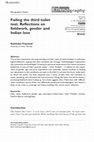 Research paper thumbnail of Failing the third toilet test: Reflections on fieldwork, gender and Indian loos