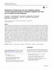 Research paper thumbnail of Identification of fungal fossils and novel azaphilone pigments in ancient carbonised specimens of Hypoxylon fragiforme from forest soils of Châtillon-sur-Seine (Burgundy