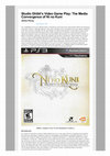 Research paper thumbnail of Studio Ghibli's Video Game Play: The Media Convergence of Ni no Kuni