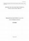 Research paper thumbnail of MINISTERUL EDUCAŢIEI, CERCETĂRII ŞI TINERETULUI CONSILIUL NAŢIONAL PENTRU CURRICULUM PROGRAME ŞCOLARE PENTRU CLASA A IX-A