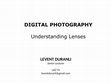 Research paper thumbnail of NMJ104 -  004 LENSES IN PHOTOGRAPHY