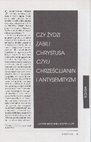 Research paper thumbnail of Czy Żydzi zabili Chrystusa, czyli chrześcijanin i antysemityzm