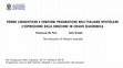 Research paper thumbnail of Forme linguistiche e funzioni pragmatiche nell'italiano epistolare: l'espressione delle emozioni in chiave diacronica