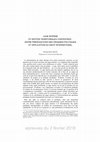 Research paper thumbnail of JUGE INTERNE ET ENTITES TERRITORIALES CONTESTEES : ENTRE PREROGATIVES DES ORGANES POLITIQUES ET APPLICATION DU DROIT INTERNATIONAL