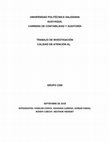 Research paper thumbnail of UNIVERSIDAD POLITÉCNICA SALESIANA GUAYAQUIL CARRERA DE CONTABILIDAD Y AUDITORÍA TRABAJO DE INVESTIGACIÓN CALIDAD DE ATENCIÓN AL GRUPO 2360 SEPTIEMBRE DE 2018