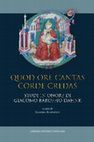 Research paper thumbnail of "Quod ore cantas corde credas". Studi in onore di Giacomo Baroffio Dahnk, a cura di Leandra Scappaticci