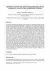 Research paper thumbnail of MAPPING THE EFFECTS OF GROUP DESIGN EXERCISES ON THE LEARNING OF ARCHITECTURAL ENGINEERING STUDENTS