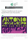 Research paper thumbnail of "Antonio Conselheiro por ele mesmo", segundo Pedro Lima Vasconcellos.pdf