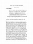 Research paper thumbnail of Islamic Law and International Trade