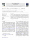 Research paper thumbnail of Observations of beach cusp evolution at Melbourne Beach, Florida, USA