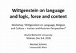 Research paper thumbnail of Wittgenstein on language and logic, force and content