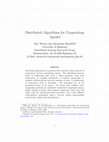 Research paper thumbnail of Distributed Algorithms for Cooperating Agents