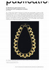 Research paper thumbnail of An 18th-Dynasty gold necklace for sale: Comparisons with Tutankhamun's jewellery