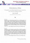 Research paper thumbnail of Literatura y ética, el aspecto sacrificial del Strenuous mood en una carta de William James