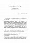 Research paper thumbnail of Le droit pénal du chèque au Maroc : essai de pénologie socio-contextuelle