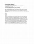 Research paper thumbnail of Assessment of human health risk associated with methylmercury in the imported fish marketed in the Caribbean