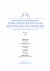 Research paper thumbnail of PENGARUH HEDONISME TERHADAP KETAMADUNAN MALAYSIA MELALUI TEKNOLOGI