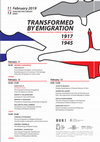 Research paper thumbnail of TRANSFORMED BY EMIGRATION. Welcoming Russian Intellectuals, Scientists, and Artists 1917–1945, Hans Belting Library, 11–13 February 2019