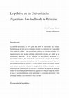 Research paper thumbnail of Lo publico en universidades argentinas.docx