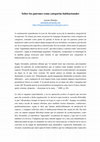 Research paper thumbnail of Patrones como categorías habitacionales (I)