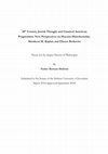 Research paper thumbnail of Nadav S. Berman, “20th Century Jewish Thought and Classical American Pragmatism: New Perspectives on Hayyim Hirschensohn,  Mordecai M. Kaplan and Eliezer Berkovits”, PhD diss., The Hebrew University, Jerusalem 2018 (English abstract)