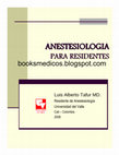 Research paper thumbnail of Anestesiologia para Residentes