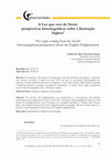 Research paper thumbnail of A Luz que vem do Norte: perspectivas historiográficas sobre a Ilustração Inglesa