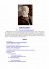 Research paper thumbnail of Wilhelm Dilthey